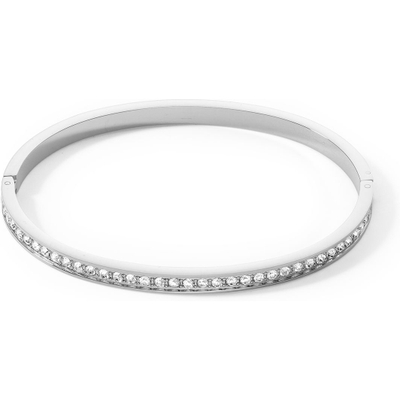 Coeur de Lion 0127/33-1817 Zilverkleurige slavenarmband 17 cm