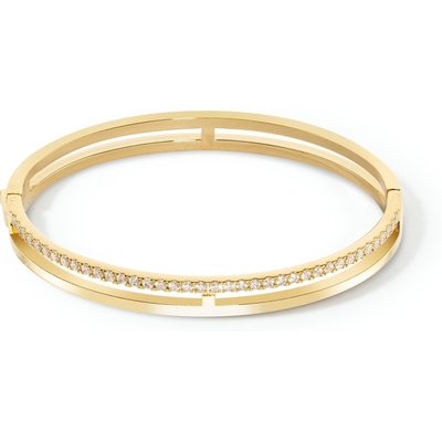 Coeur de Lion 0136/32-1816 Eternal Unity goudkleurige slavenarmband 6 mm