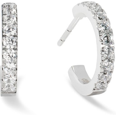 Coeur de Lion 0146/23-1817 Edelstalen oorringen met zirkonia 15 mm