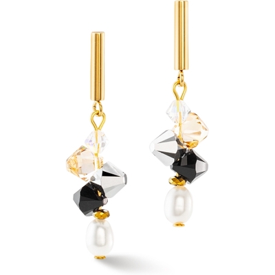 Coeur de Lion 1124/21-1318 Dancing Crystals & Pearls oorhangers