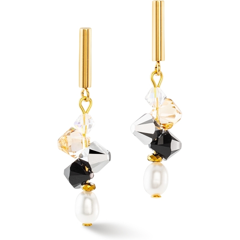 Coeur de Lion 1124/21-1318 Dancing Crystals & Pearls oorhangers