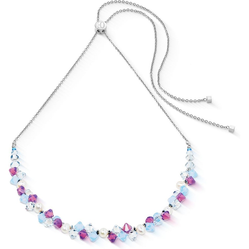 Dancing Crystals 1124/10-0839 Dancing Crystals & Pearls collier 30-70 cm