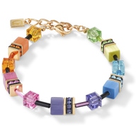 Coeur de Lion 2838/30-1573 GeoCUBE rainbow gold armband