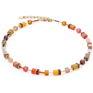 Coeur de Lion 2838/10-0211 GeoCUBE Iconic Sunset gold collier