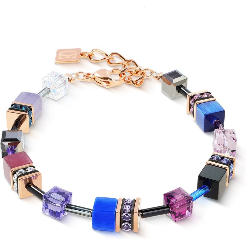 GeoCUBE 2838/30-0807 GeoCUBE Iconic Blue Moon armband