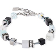 Coeur de Lion 2838/30-2027 GeoCUBE Iconic Ice Serenity armband 18,5-21,5 cm