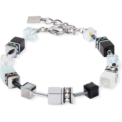 Coeur de Lion 2838/30-2027 GeoCUBE Iconic Ice Serenity armband 18,5-21,5 cm