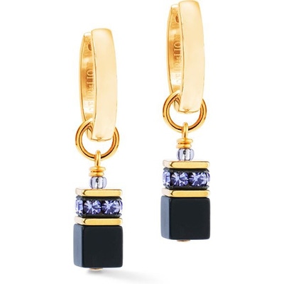 GeoCUBE 3043/21-1308 GeoCUBE Precious Classic oorringen met hanger