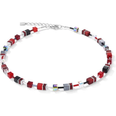 Coeur de Lion 4014/10-0312 GeoCUBE ketting rood 42-48 cm
