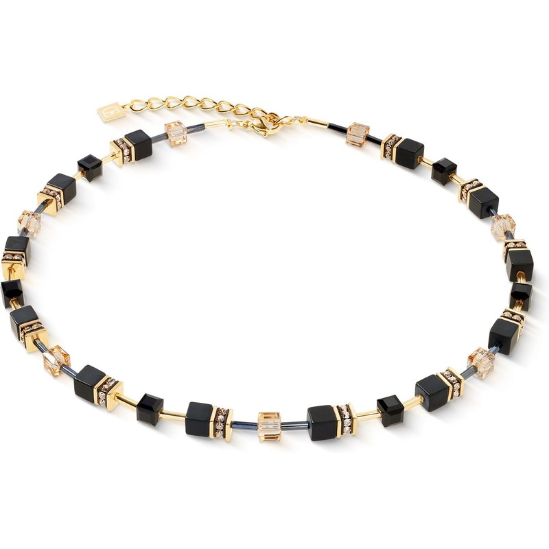 GeoCUBE 4018/10-1316 GeoCUBE collier met onyx stenen 42-48 cm