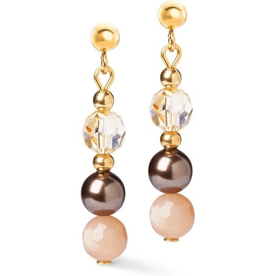 Precious Elysia 4244/21-1100 Precious Elysia goudkleurige oorhangers 38 mm