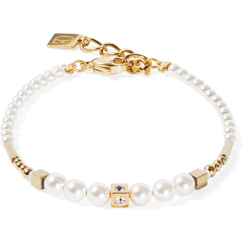 Coeur de Lion 4312/30-1416 Shimmering Princess Pearls armband 18-21 cm