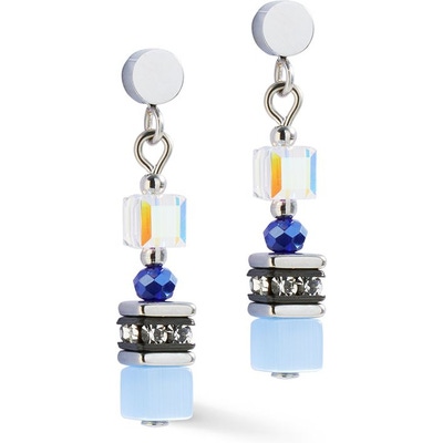 Coeur de Lion 4565/21-0700 Mini Cubes oorhangers 27 mm