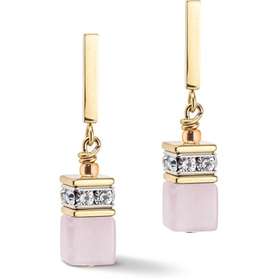 Coeur de Lion 4605/21-1920 GeoCUBE Iconic Precious oorhangers 3 cm