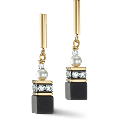 Coeur de Lion 5086/21-1316 GeoCUBE Precious Fusion Pearls oorhangers