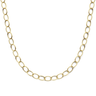 collier 10 mm 45 cm 14K geelgoud