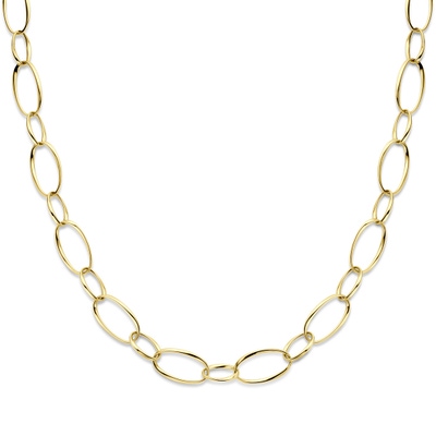 collier 15 mm 50 cm 14K geelgoud