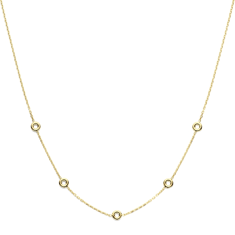 collier 43 cm 14K geelgoud