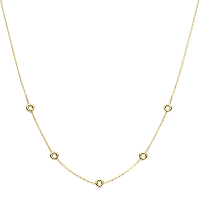 collier 43 cm 14K geelgoud