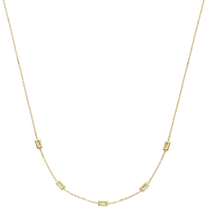 collier 43 cm 14K geelgoud