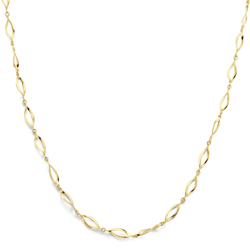 collier 65 mm 45 cm 14K geelgoud
