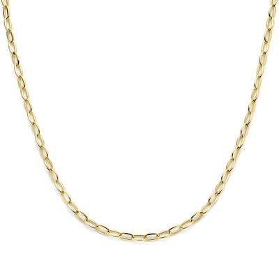 collier 6 mm 43 cm 14K geelgoud