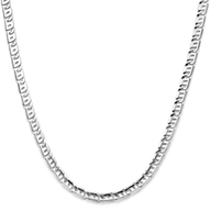 collier 70 mm zilver wit