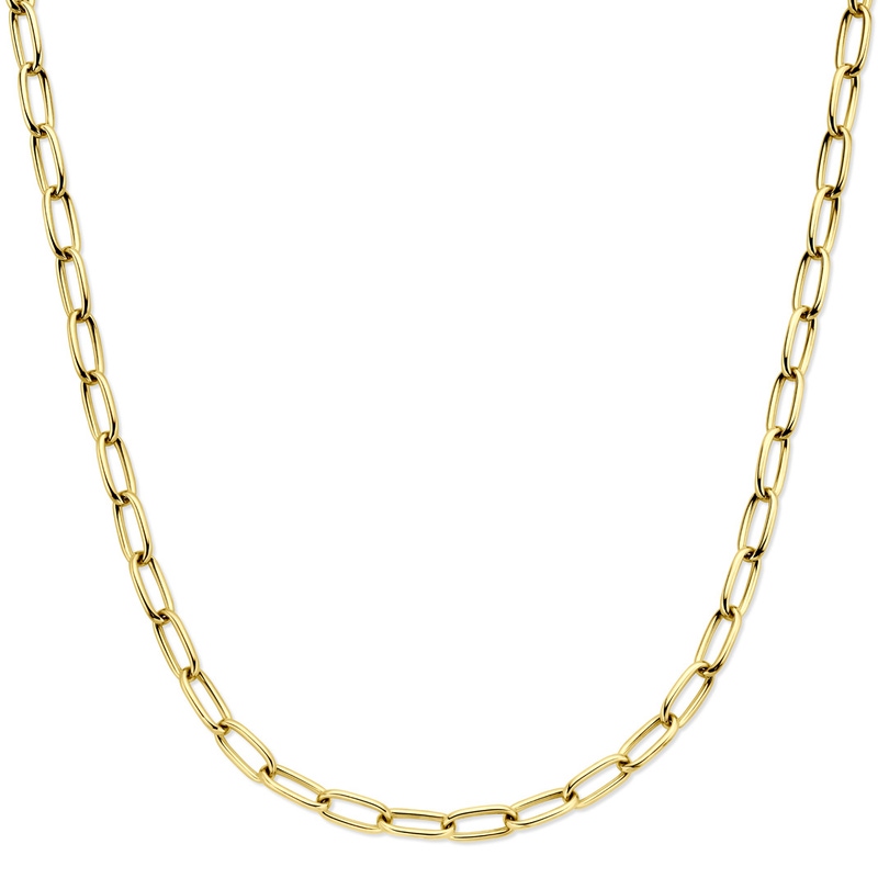 collier 7 mm 45 cm 14K geelgoud
