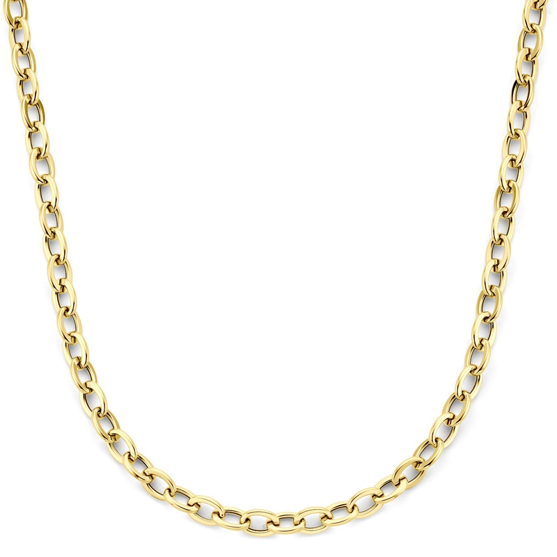 collier 85 mm 45 cm 14K geelgoud