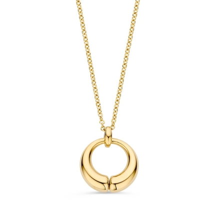 CT108182 14k gouden ketting met hanger 45-50 cm