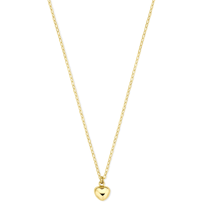 collier hartje 40 - 42 cm 14K geelgoud
