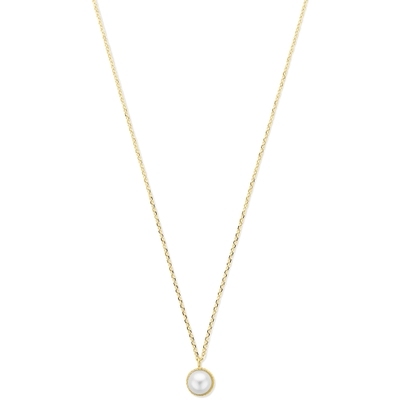 collier parel 41 - 45 cm 14K geelgoud