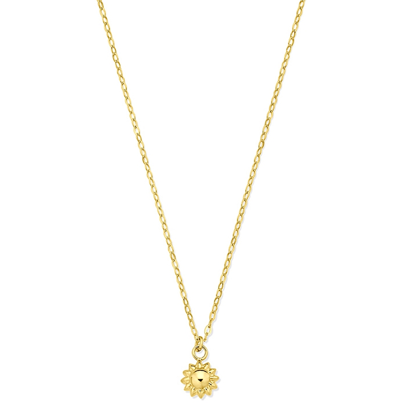 collier zon 40 - 42 cm 14K geelgoud