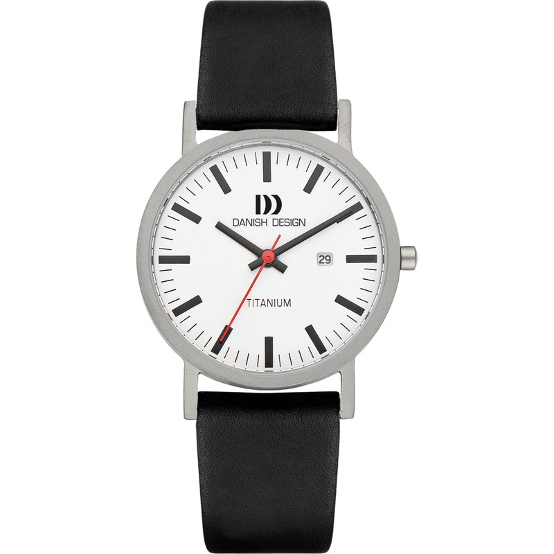 Danish Design IQ12Q1273  Rhine titanium herenhorloge 39 mm