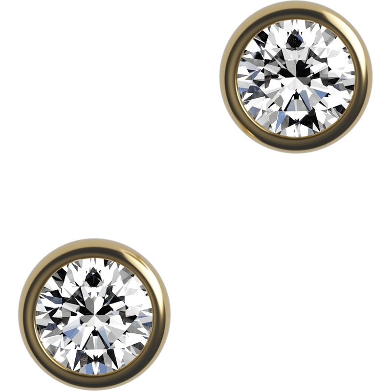 Delve Jewellery 009 18k gouden oorknopjes met 0,60 ct diamant