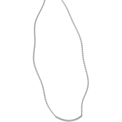 Delve Jewellery 005 18k witgouden collier met 0,40 ct diamant