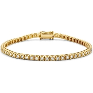 AG117199 14k gouden tennisarmband met 2 ct diamant