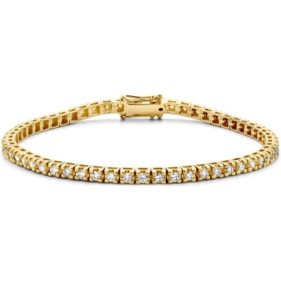 AG117199 14k gouden tennisarmband met 2 ct diamant