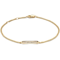AP117654 14k gouden armband met 012 ct diamant
