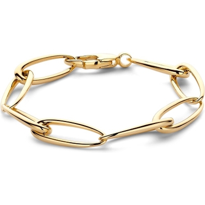 AT107943 14k gouden schakelarmband 19 cm