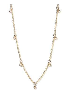 CG117201 14k gouden ketting 42-45 cm met 025 ct diamant