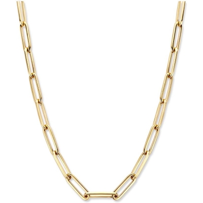 Excellent Jewelry CW107172 14k gouden schakelketting paperclip 45 cm