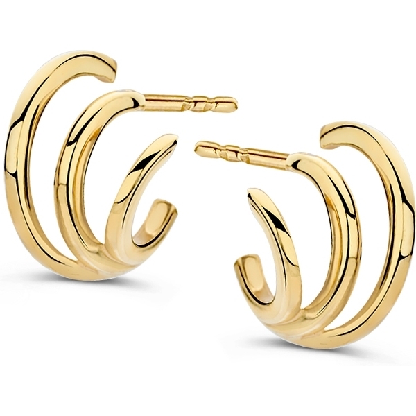Excellent Jewelry OB107525 14k gouden oorstekers 9 mm
