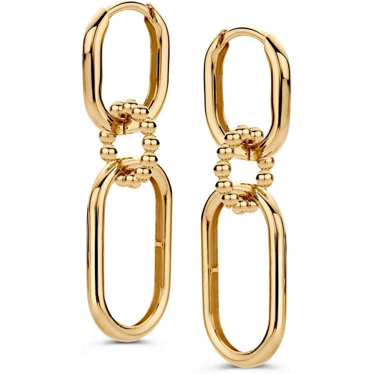 Excellent Jewelry OE107728 14k gouden oorhangers schakels