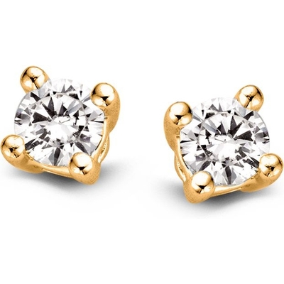 OG117108 14k gouden oorknopjes met 020 ct diamant