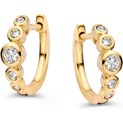 OG117963 14k gouden oorringen met 032 ct diamant