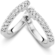 OG216452 14k witgouden oorringen met 013 ct diamant