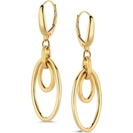 OT107940 14k gouden oorhangers 45 mm