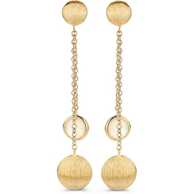 OW137637 14k gouden oorhangers met maansteen