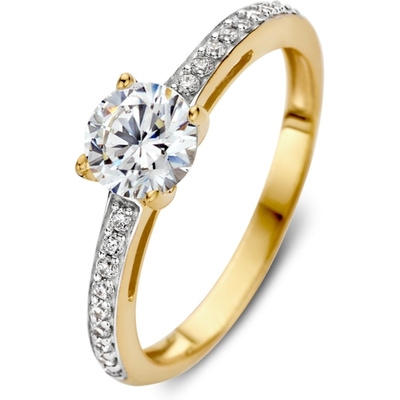 Excellent Jewelry RB127562 14k gouden ring met zirkonia